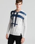 Burberry Brit Udimore Exaggerated Check Sweater - Lyst