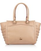 Christian Louboutin Farida Paris Spiked Leather Tote - Lyst
