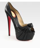 Christian Louboutin Lady Gres Leather Platform Pumps - Lyst