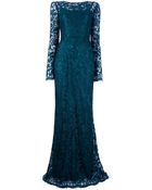 Dolce & Gabbana Lace Maxi Dress - Lyst