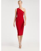 Donna Karan New York Asymmetrical Dress - Lyst