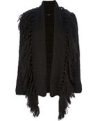 Gucci Fringed Cardigan - Lyst