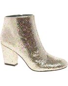 Asos Asos All That Jazz Glitter Ankle Boots - Lyst