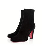 Christian Louboutin Miss Tack Booty Suede - Lyst