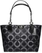 Coach Madison Op Art Multi Sateen Tote - Lyst