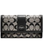 Coach Legacy Signature Checkbook Wallet - Lyst