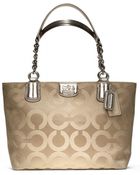 Coach Madison Op Art Sateen Tote - Lyst