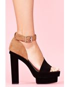 Nasty Gal Dual Platform - Lyst