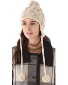 Eugenia Kim Genie Andrea Trooper Cap with Poms - Lyst