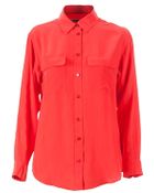 Equipment Silk Shirt - Lyst
