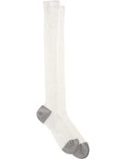 Maria La Rosa Narrow Ribbed Extra Long Socks - Lyst