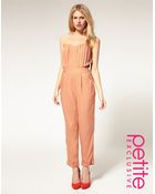 Asos Asos Petite Exclusive Pleated Bust Jump - Lyst