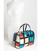 Kate Spade Perry Street Plaid Shawna Satchel - Lyst