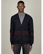 Marc Jacobs Marc Jacobs Mens Paisley Knit Cardigan - Lyst