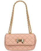 Moschino Cheap & Chic Quilted Nappa Bow Shoulder Bag - Lyst