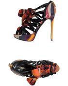 Emilio Pucci Platform Sandals - Lyst