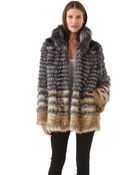 Joy Cioci Cara Fur Coat - Lyst