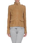 Replay Leather Outerwear - Lyst