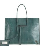 Balenciaga Papier A4 Python Tote Bag - Lyst