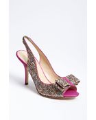 Kate Spade Charm Slingback Pump - Lyst