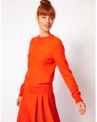 Richard Nicoll Knitted Crew Neck Jumper in Mohair - Lyst