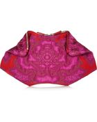 Alexander McQueen De Manta Brocade Clutch - Lyst