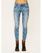 Free People Ditsy Floral Ankle Crop - Lyst