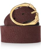 Gucci Suede Belt - Lyst