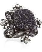 Lanvin Swarovski Crystal Ring - Lyst