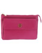 Tory Burch Robinson Leather Coin Purse - Lyst