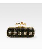 Alexander McQueen Studded Long Knuckle Box Clutch - Lyst