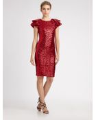 Notte By Marchesa Sequined Dress - Lyst