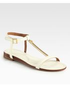 Tory Burch Pacey Leather Thong Sandals - Lyst
