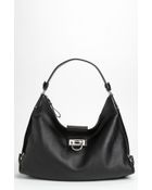 Ferragamo New Fanisia Leather Hobo - Lyst