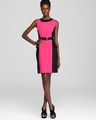 Milly Peplum Dress Olivia Belted - Lyst
