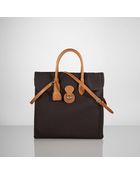 Ralph Lauren Canvas Ricky Tote - Lyst