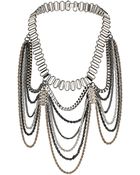Topshop Track Drape Necklace - Lyst
