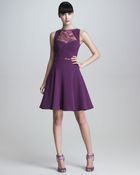 Elie Saab Sleeveless Crepe Flounce Dress - Lyst