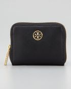 Tory Burch Robinson Zip Coin Case Black - Lyst