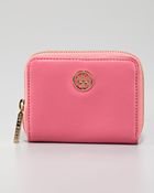 Tory Burch Robinson Zip Coin Case French Rose - Lyst