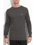 Polo Ralph Lauren Long Sleeve Thermal Crewneck - Lyst