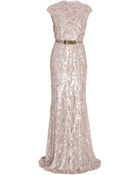 Elie Saab Fully Sequin Gown - Lyst