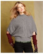 Tommy Hilfiger Dolman Sleeve Cable Knit Sweater - Lyst