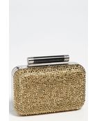 Diane von Furstenberg Tonda Small Crystal Leather Clutch - Lyst