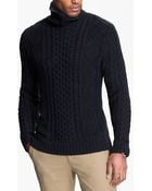 Wallin & Bros. Norwood Cable Knit Sweater - Lyst