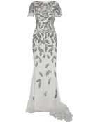 Marchesa Sequined Silkchiffon Gown - Lyst