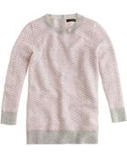 J.Crew Collection Cashmere Herringbone Sweater - Lyst