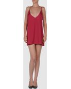 Daslu Sao Paulo Short Dress - Lyst