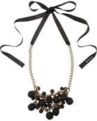 Marni Covered Bead Chain and Ribbon Necklaces - Lyst