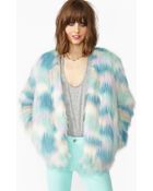 Nasty Gal Fantasy Faux Fur Coat - Lyst